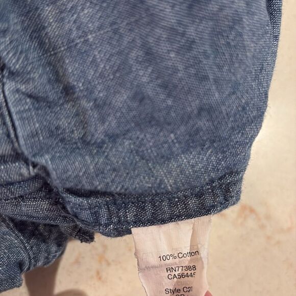 J.Crew chambray drawstring shorts SZ Medium - Picture 5 of 8